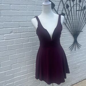 Lulu's Deep Purple Mini Dress